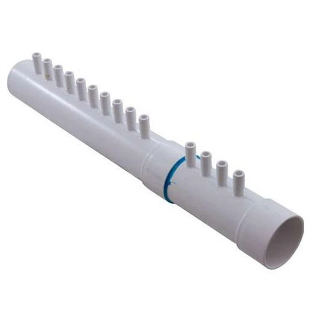 Waterway - Manifold, PVC, 1-1/2""S X Dead End X (14) 3/8"" RB Ports 3 Waterway - Manifold, PVC, 1-1/2""S X Dead End X (14) 3/8"" RB Ports