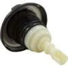 Waterway Jet Intl, WW Poly Storm,Swirl,3-5/8"fd,Dir,SS/Blk,Thd