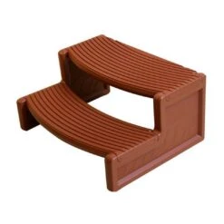 Confer Plastics - Handi-Step Spa Step, Redwood -Hayward Shop Handi Step Spa Step Redwood 4